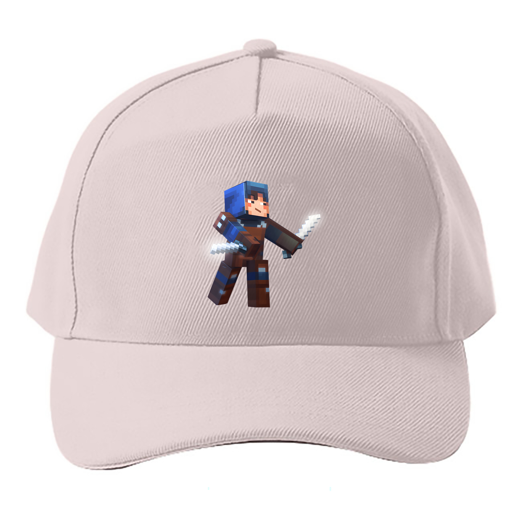 （画像用） マインクラフト ブロックの世界 Minecraft MC Block world ベースボールキャップ 綿100％ 男女兼用 帽子 スポーツ